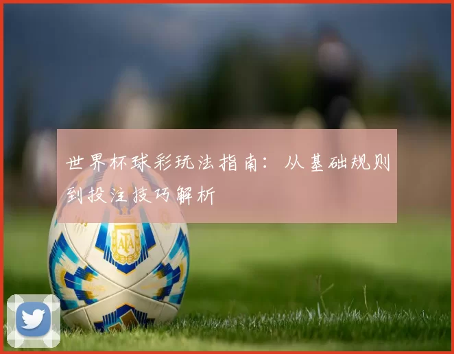 世界杯球彩玩法指南：从基础规则到投注技巧解析